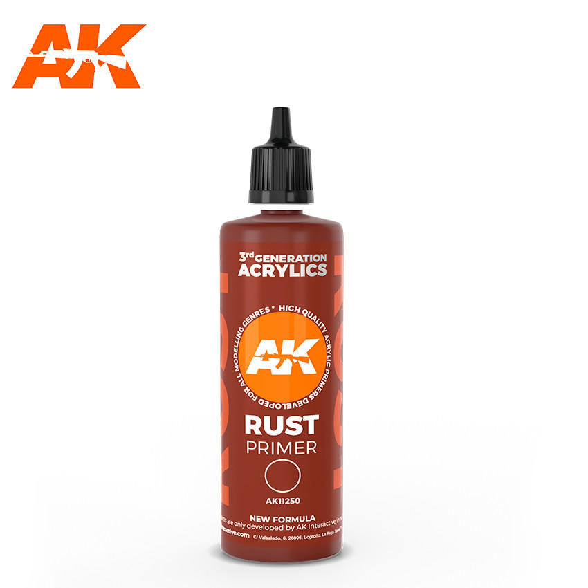 AK Interactive AK 3G Rust Primer 100ml AK-11250
